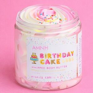 AMINNAH 🌸| “BIRTHDAY CAKE” 🎂 Whipped Body Butter (8oz)